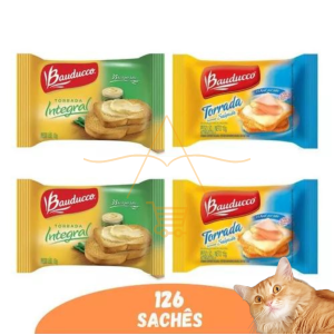 Torrada Bauducco Sachê15g Tradicional/Integral 126 uni