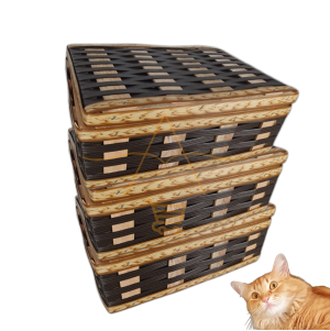 Cesta Bau Caixa Organizador Brinquedos Mala Vime Sintetico P