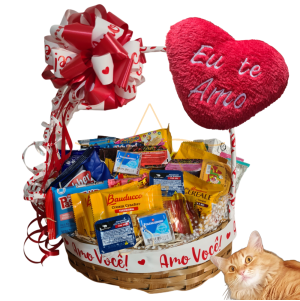 Cesta De Cafe Da Manhã 40 Itens Pelucia Presente Aniversario