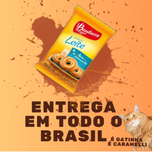 Biscoito Leite Bauducco Sachê 11g 400 Unid. Amanteigados