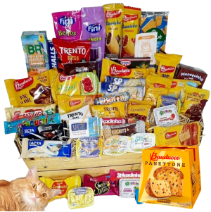 Cesta Natal Café Da Manhã Chocolate Presente Panettone