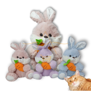 Kit 3 Pelucias Coelho De Pascoa M Atacado Revenda Brinquedo