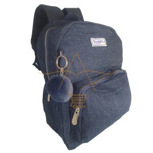Mochila Jeans Feminina Passeio Trabalho