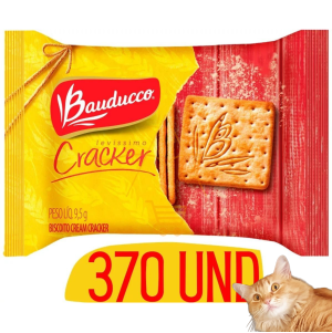 Biscoito Bauducco Cream Cracker Sachê 370un cx Fechada