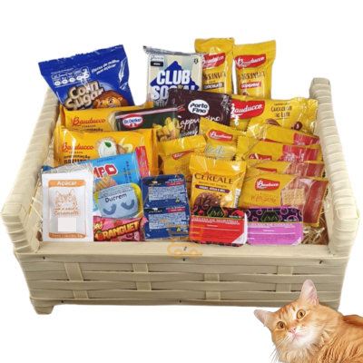 Kit para Cesta de Café da Manhã 30 itens