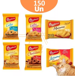 Biscoito Bauducco Sachê Sortido 150 Unidades